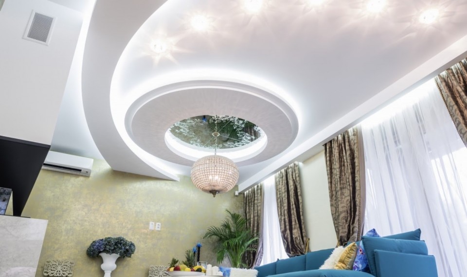 Заказать дизайнерский потолок в г. Корсаков